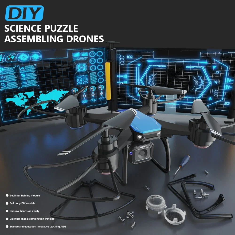 JJRC H108 DIY 교육용 조립 미니 드론 인터랙 - Drone Racing Camera 리뷰 및 가격
